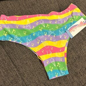 NWT Size Medium Cheek Boss Star Print Panty